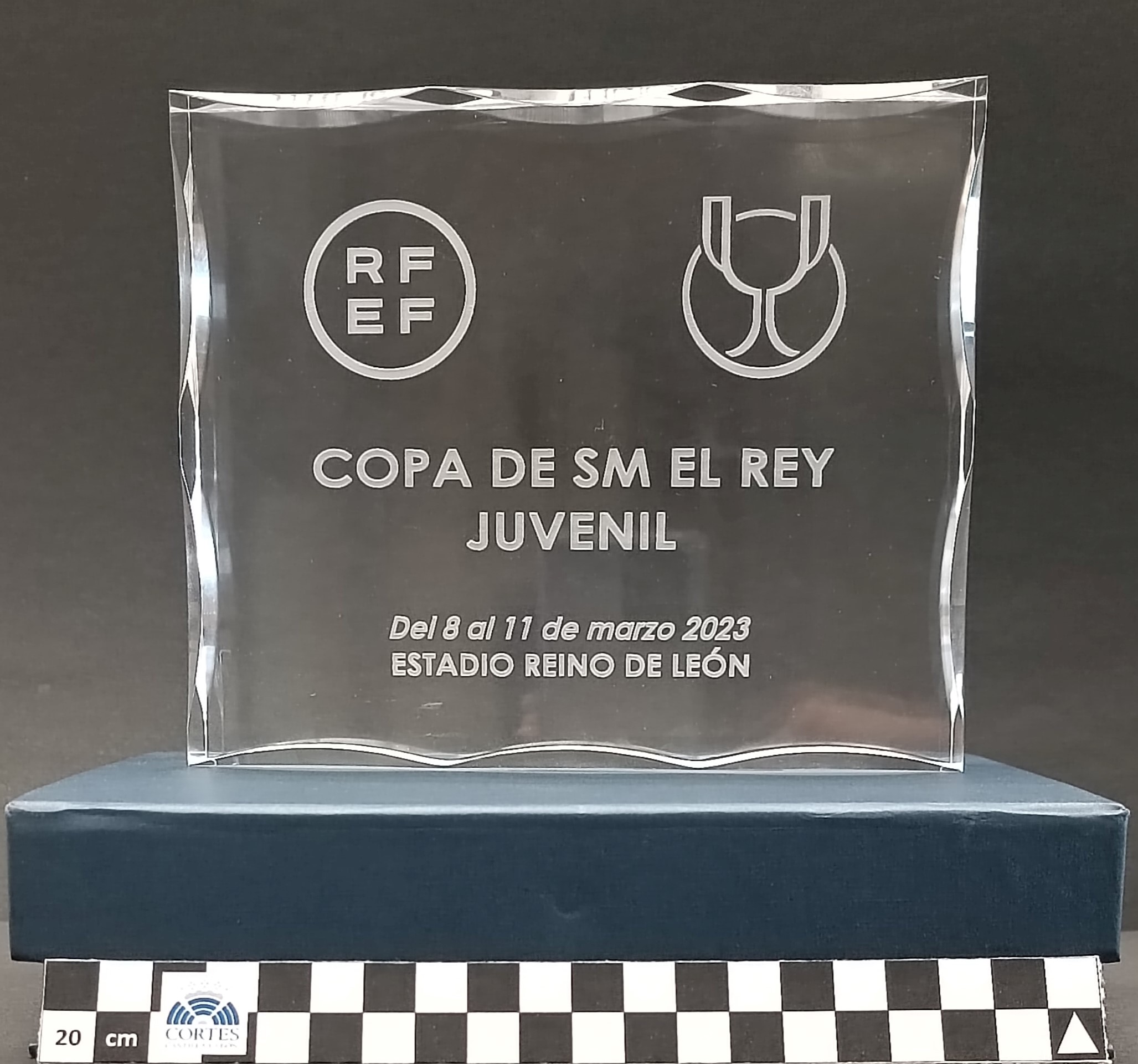 Trofeo conmemorativo de la final de la Copa de Su Majestad el Rey Juvenil de Fútbol