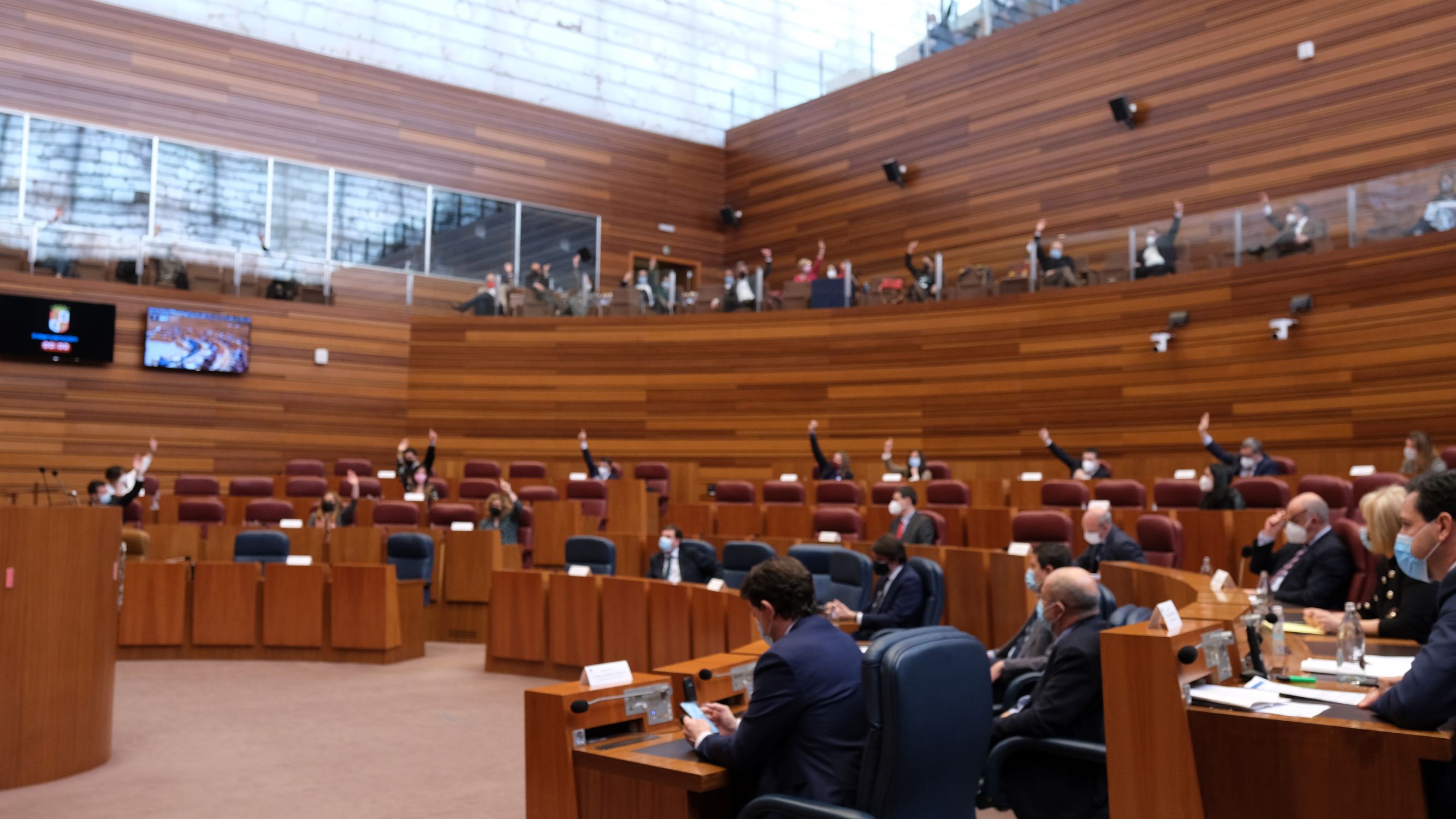 Reunión de uno de los Pleno de las Cortes