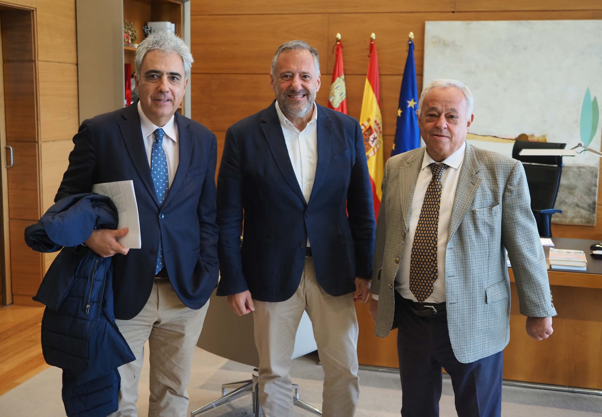 Foto3 Visita a restauración del cuadro "Los Comuneros de Castilla" de Planella