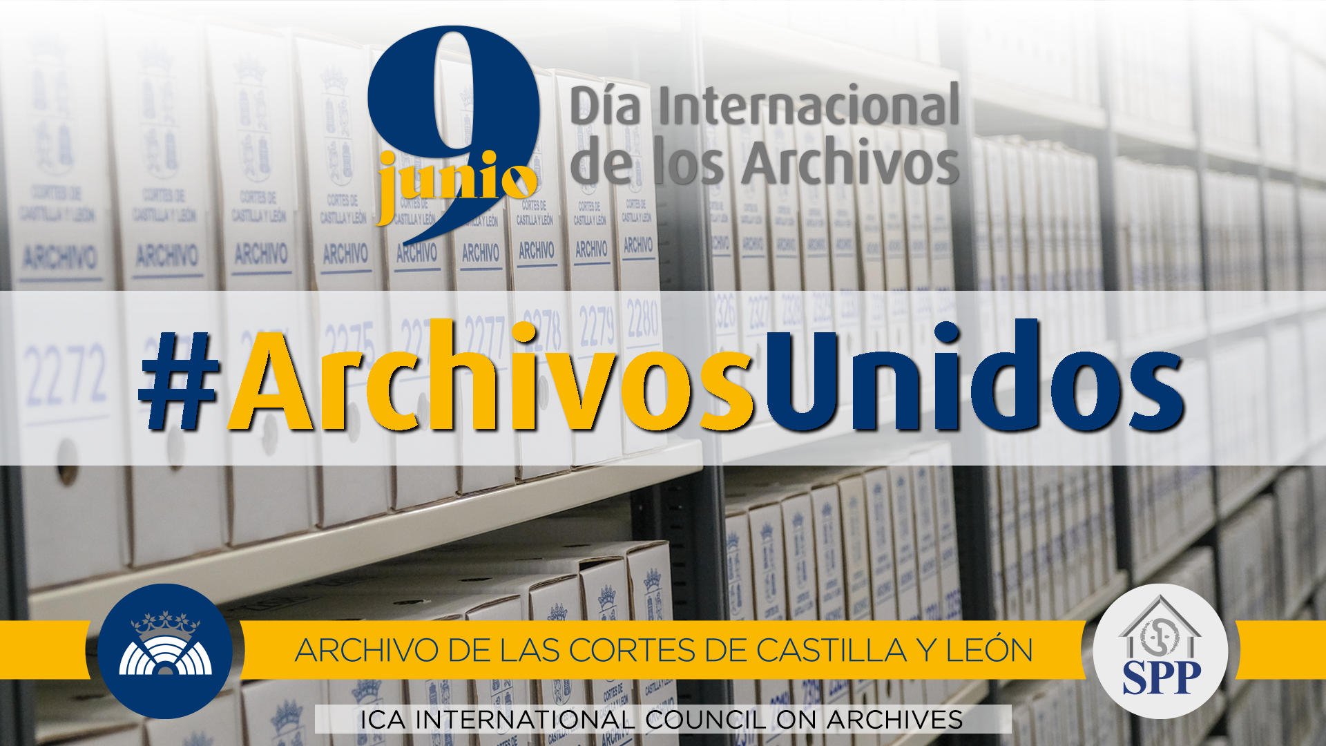 Imagen promocional del Día Internacional de los Archivos 2023