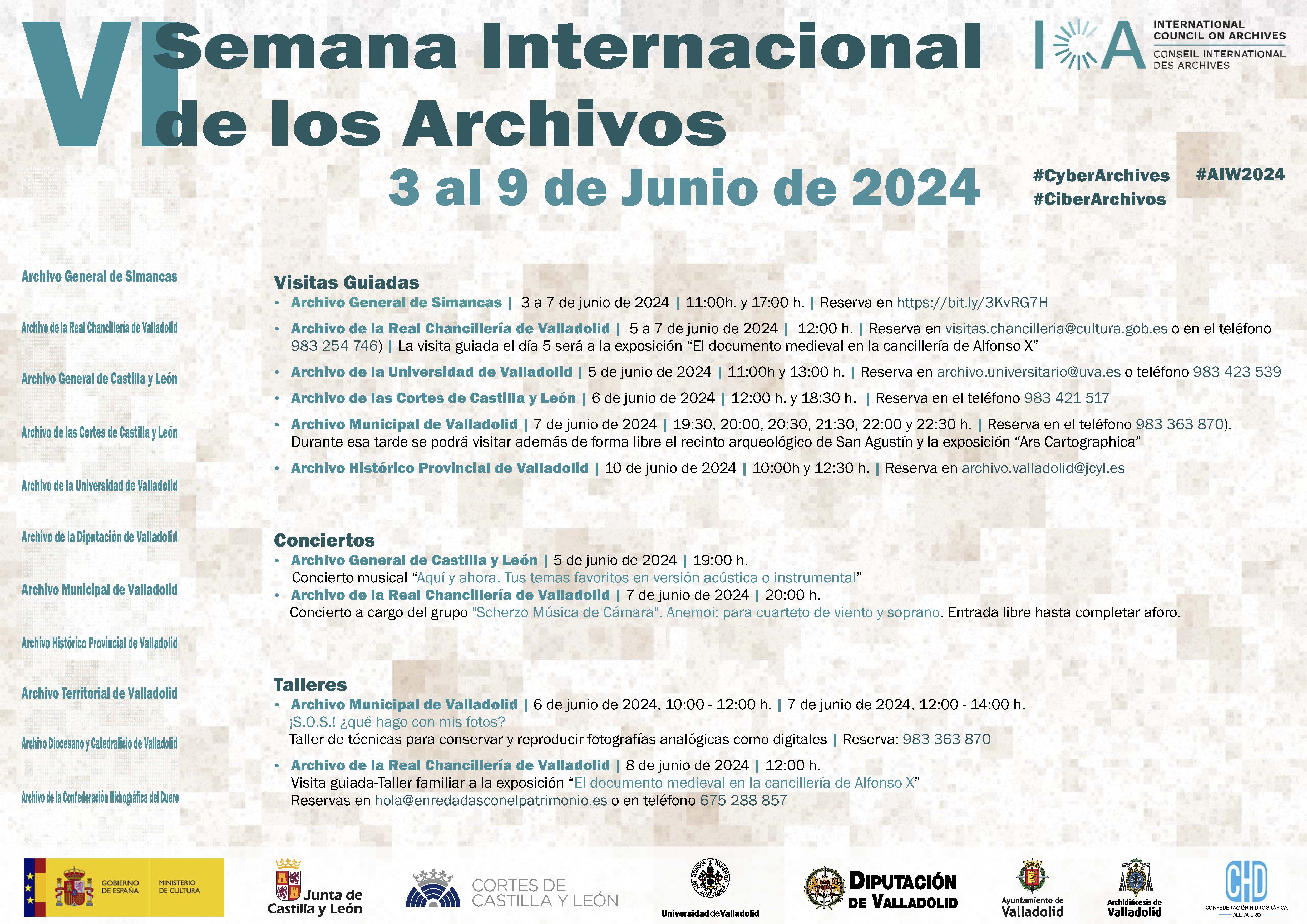 Actividades organizadas para el Día Mundial de los Archivos