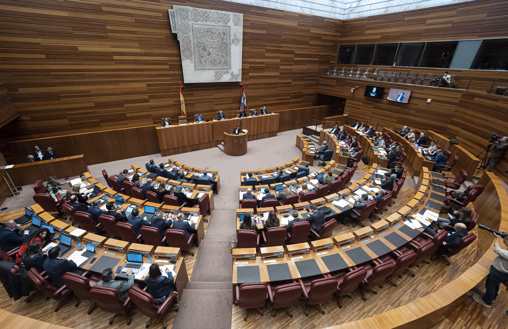 Reunión Plenaria de las Cortes de Castilla y León en la XI Legislatura