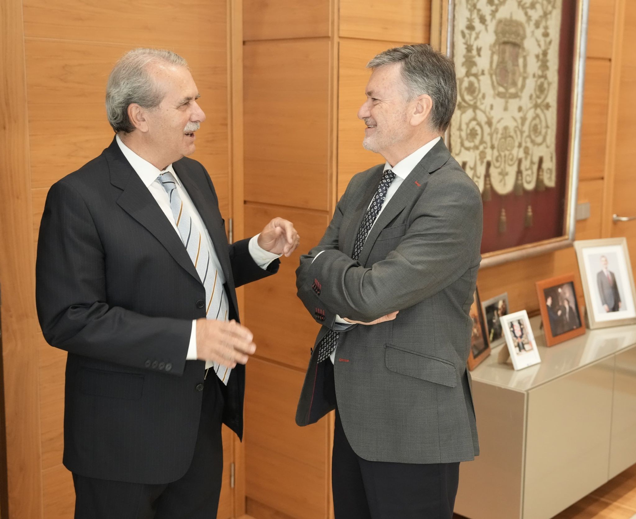 Primer encuentro institucional del presidente de las Cortes con el presidente del Consejo Consultivo de Castilla y León