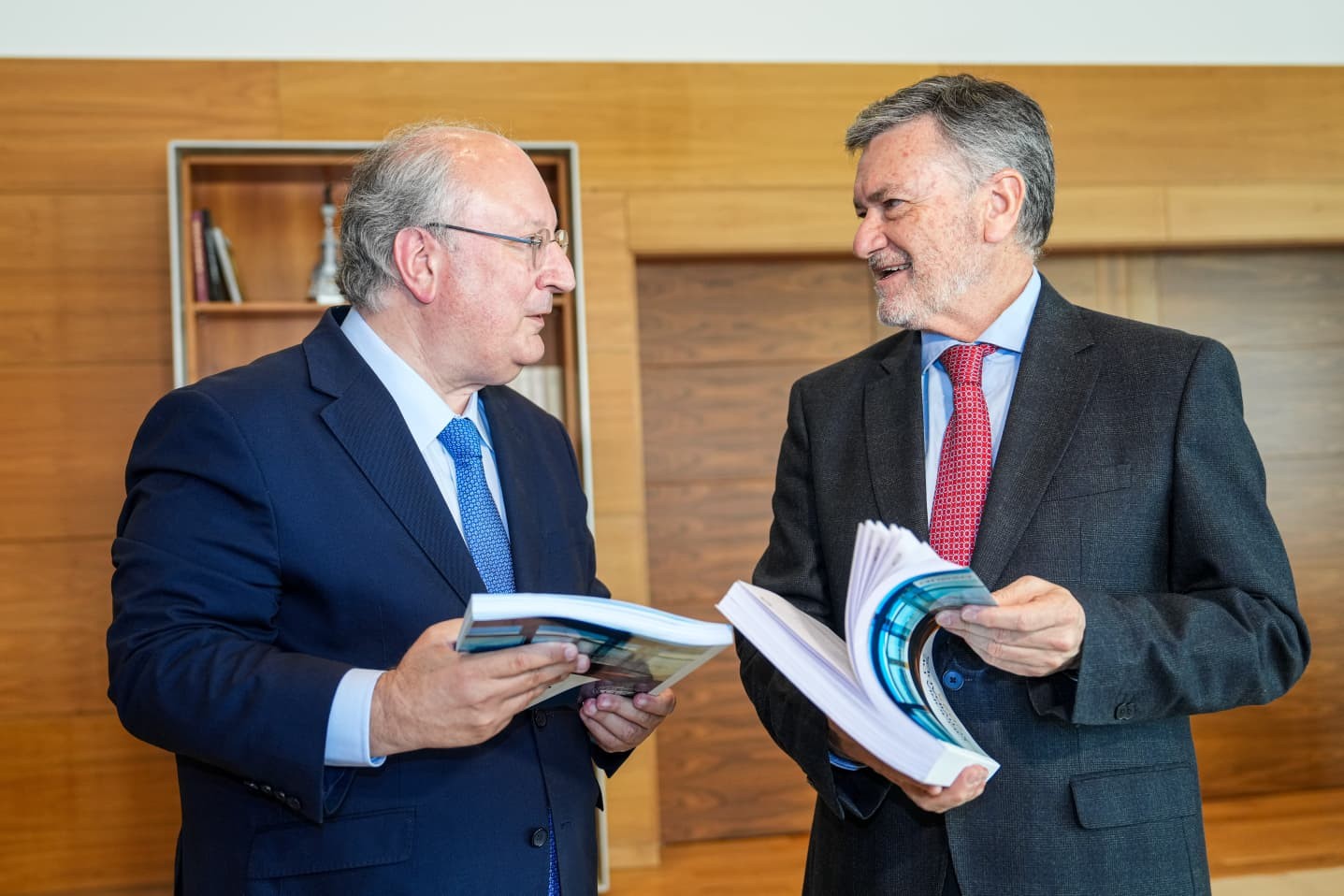 Encuentro del Presidente de las Cortes con el Presidente del Consejo Económico y Social de Castilla y León