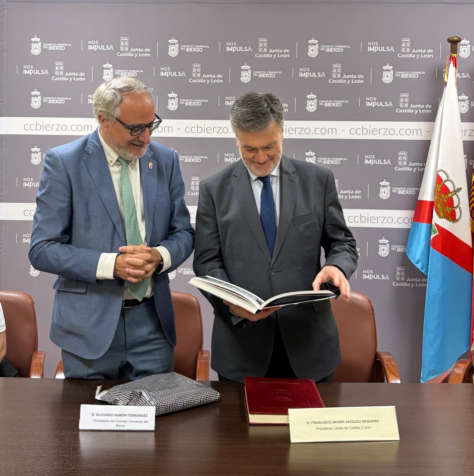 Encuentro institucional con el presidente del Consejo Comarcal del Bierzo