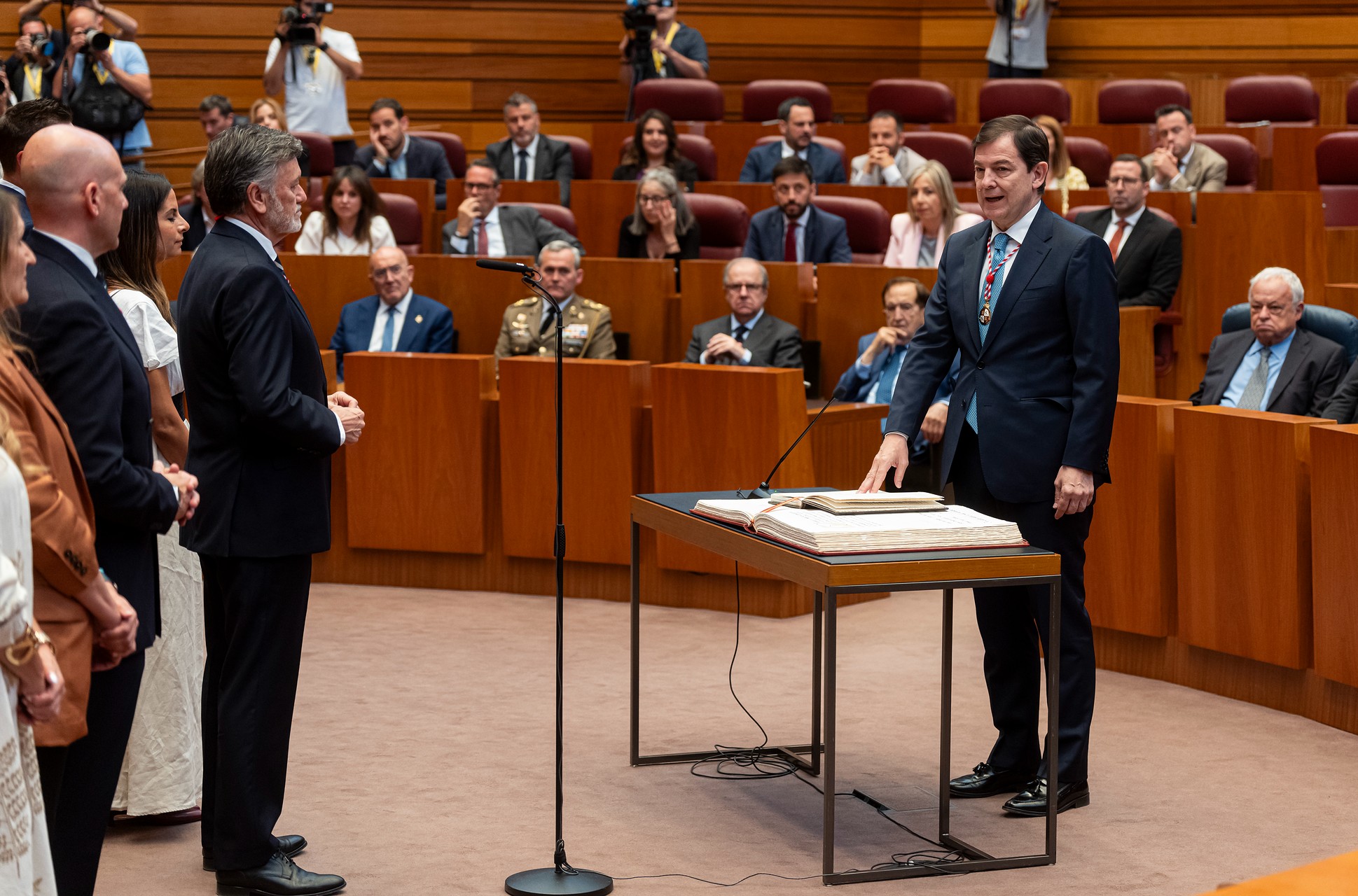 Toma de posesión del presidente de la Junta de Castilla y León