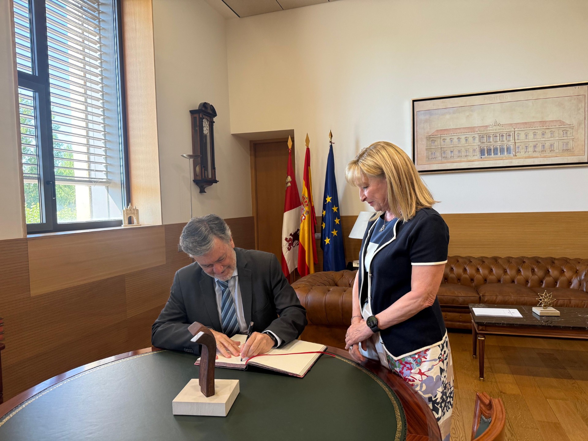 Visita institucional al Tribunal Superior de Justicia de Castilla y León