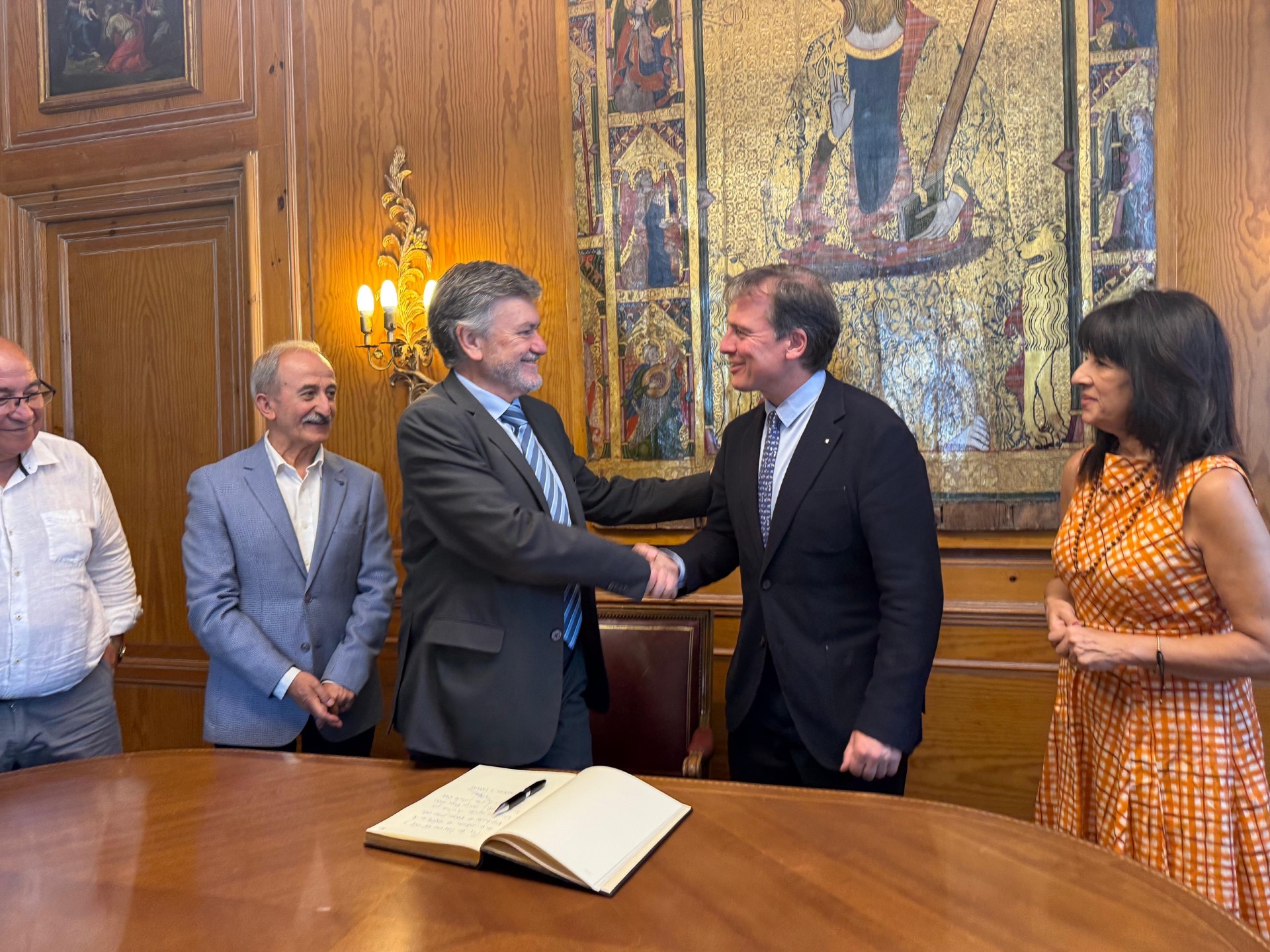Las Cortes de Castilla y León y la Diputación de Burgos fortalecen su colaboración