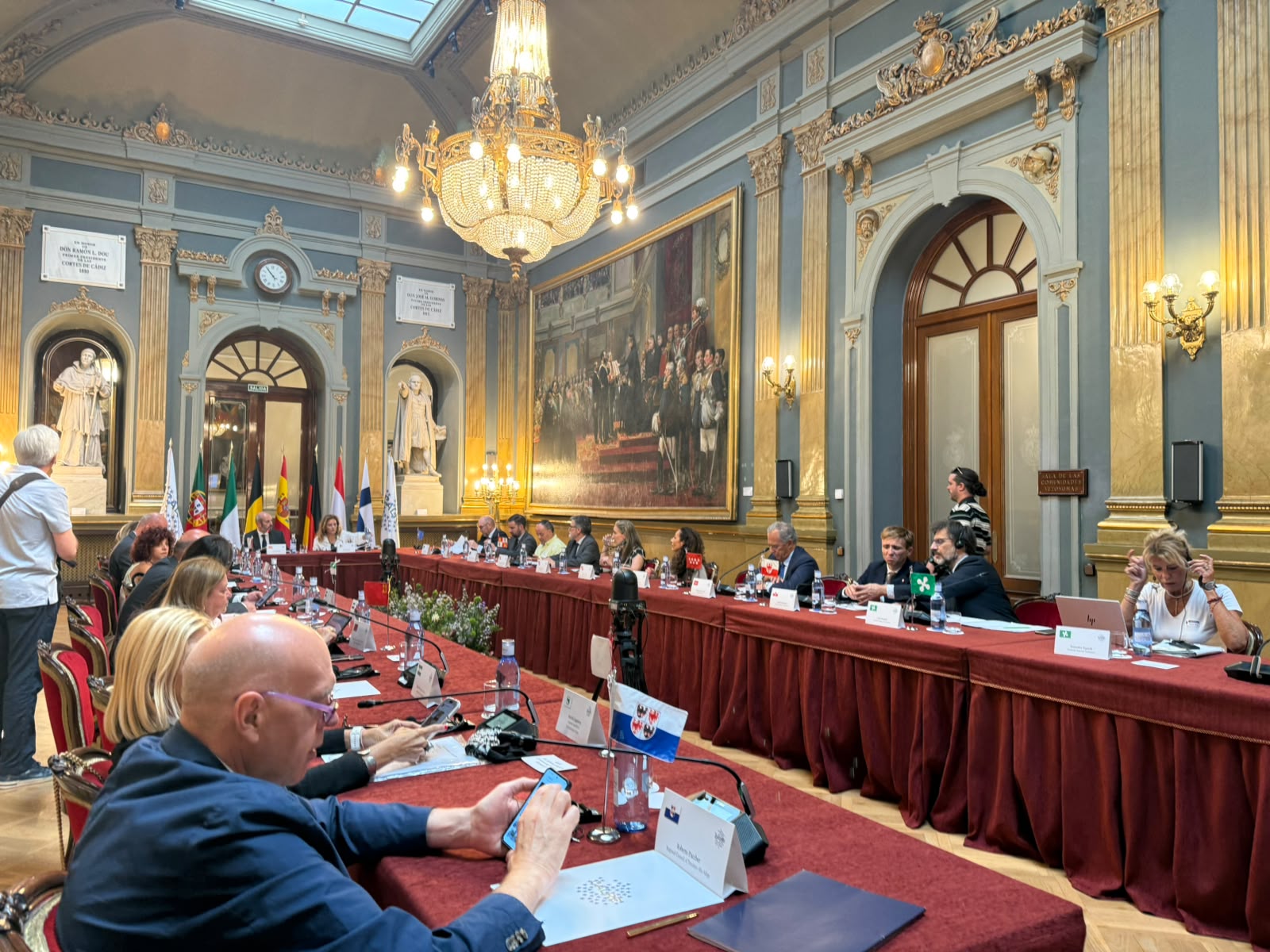 Sesión de la CALRE en el Senado de España