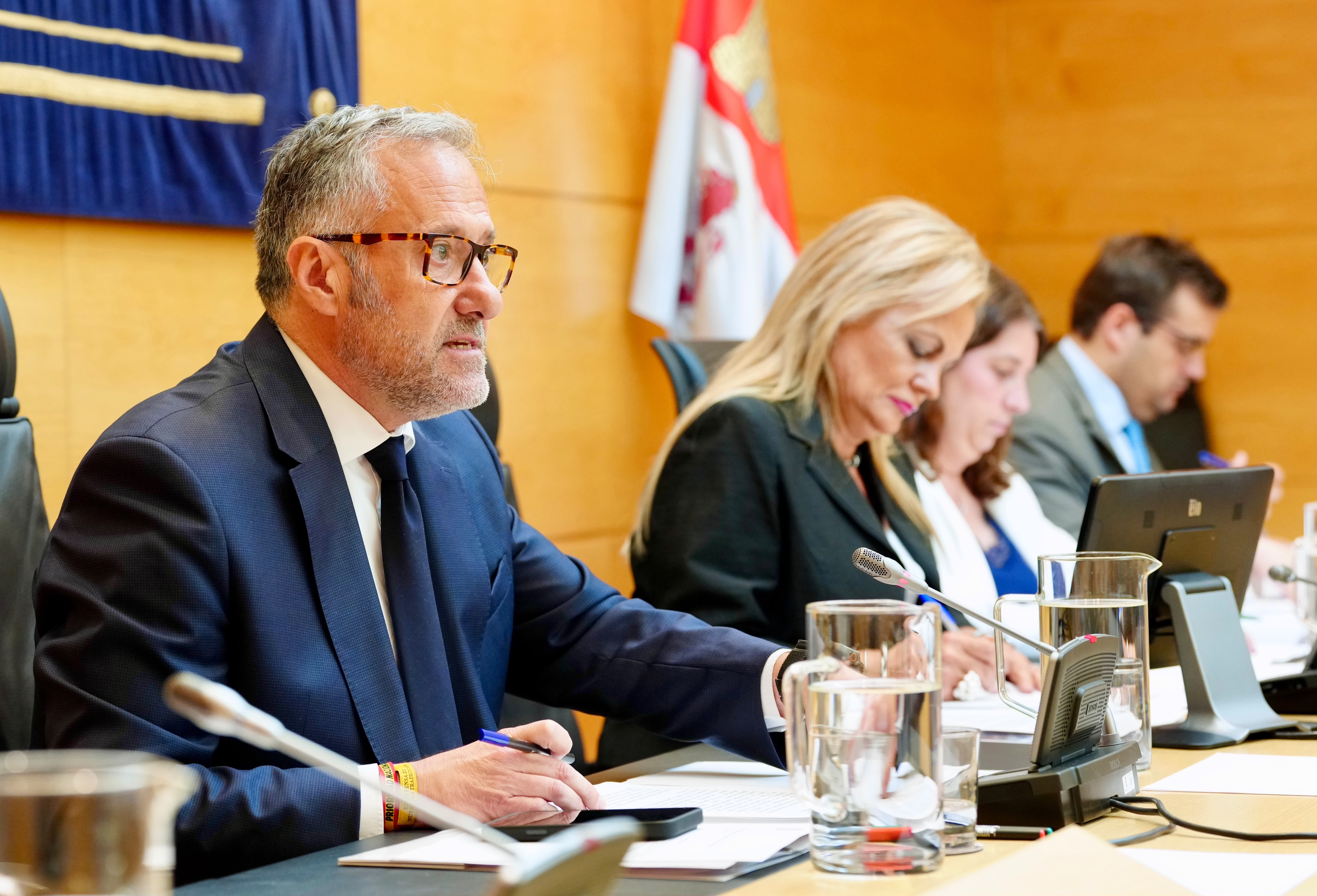El Vicepresidente Primero de la Junta comparece en las Cortes para presentar el programa de actuaciones a desarrollar en la XII Legislatura